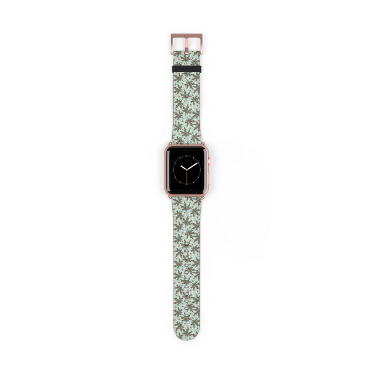 Cannabis Christmas Watch Band - Fandom-Made