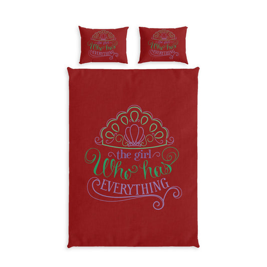 The Girl Who Has Everything Cotton Bed Set