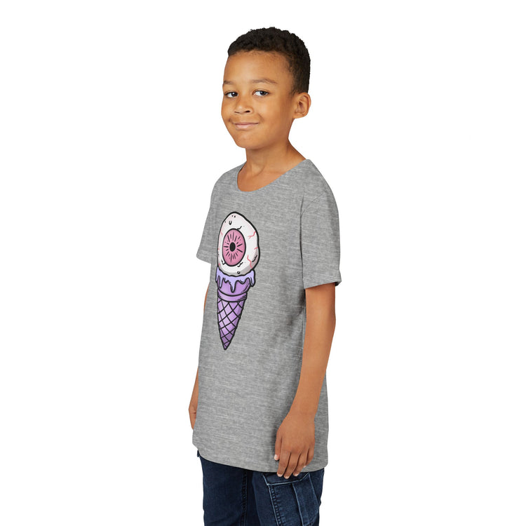Eyeball Cone Youth Tee - Fandom-Made
