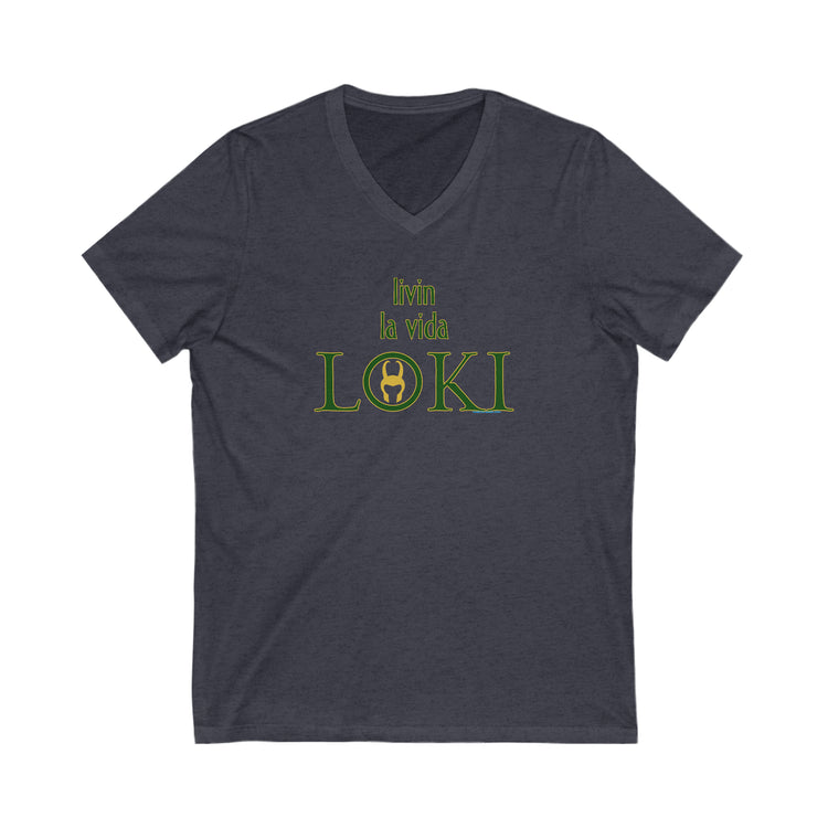 Livin La Vida Loki V-Neck Tee - Fandom-Made