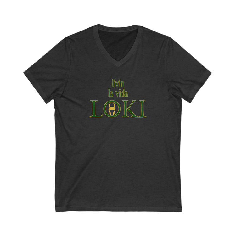 Livin La Vida Loki V-Neck Tee - Fandom-Made