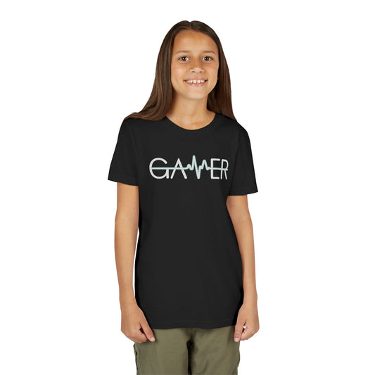 Gamer Heartbeat Youth Tee - Fandom-Made