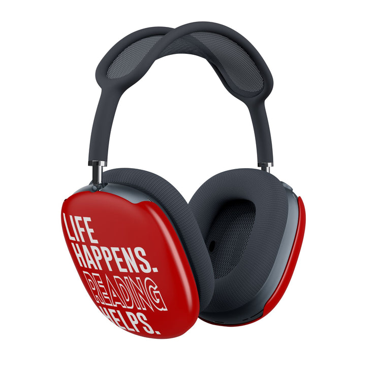 Life Happens Reading Helps AirPod Max Case