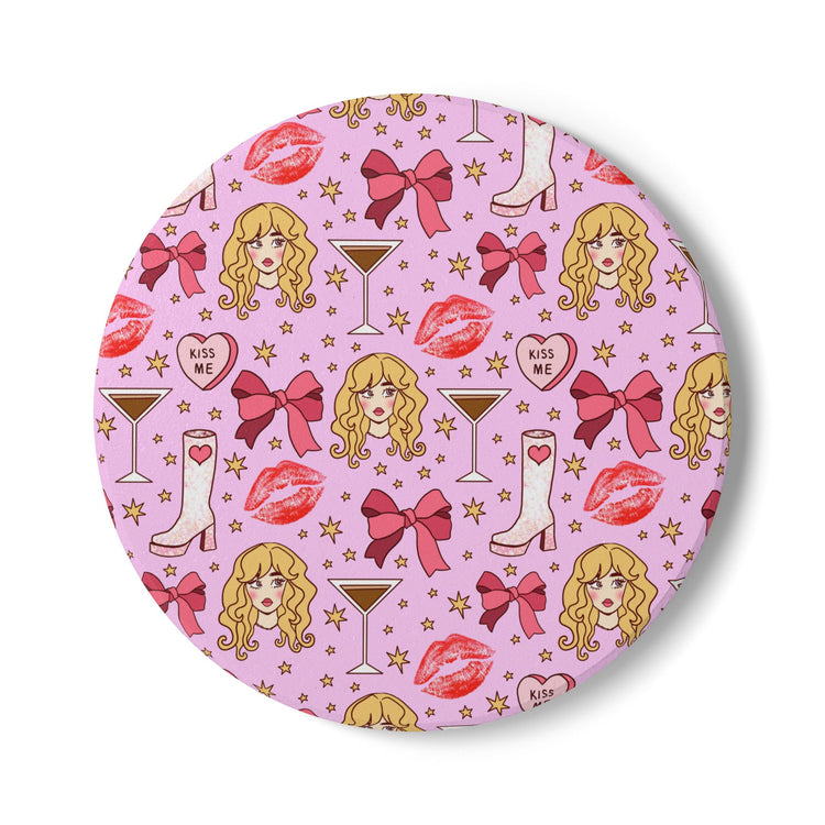 Sabrina Carpenter Ceramic Coaster - Fandom-Made