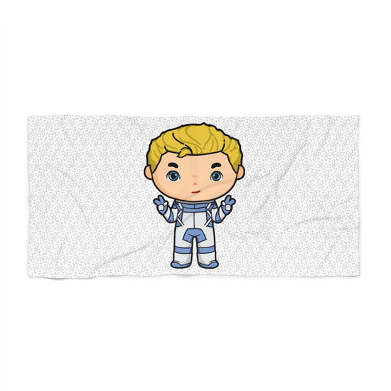 Johnny Storm Beach Towel - Fandom-Made
