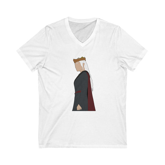 Princess Rhaenyra Targaryen V-Neck Tee - Fandom-Made
