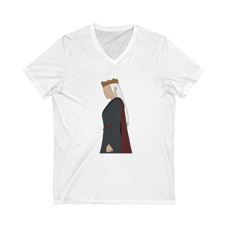 Princess Rhaenyra Targaryen V-Neck Tee - Fandom-Made
