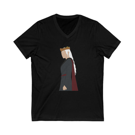 Princess Rhaenyra Targaryen V-Neck Tee - Fandom-Made