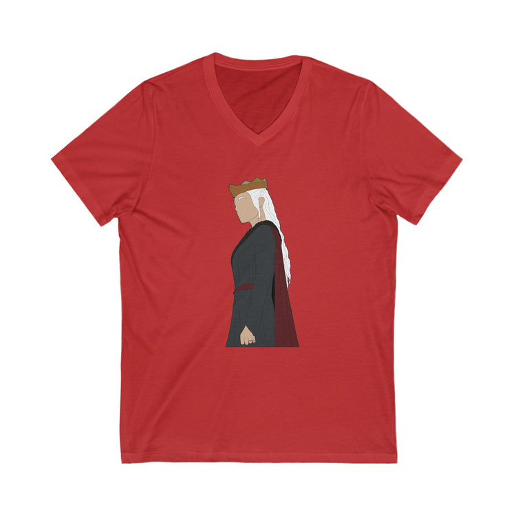 Princess Rhaenyra Targaryen V-Neck Tee - Fandom-Made