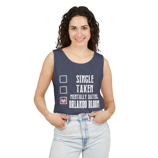 Mentally Dating Orlando Bloom Tank Top - Fandom-Made