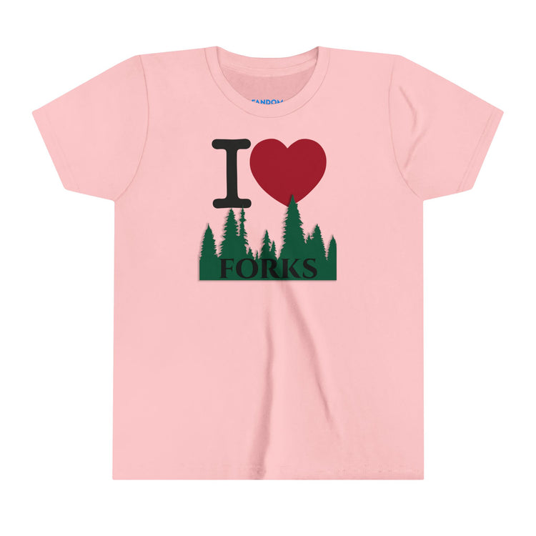 I Love Forks Youth Tee - Fandom-Made