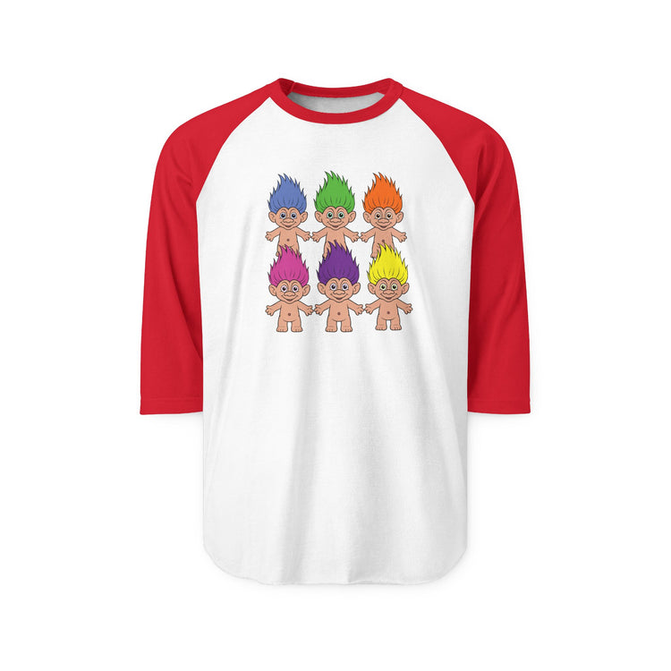 Trolling 3/4 Raglan Shirt - Fandom-Made