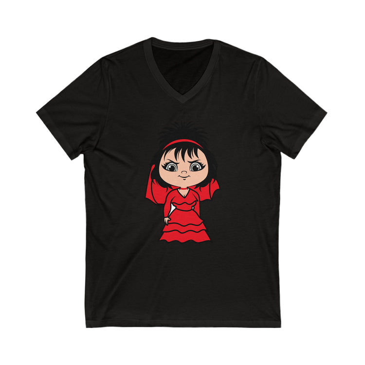 Lydia Deetz V-Neck Tee - Fandom-Made