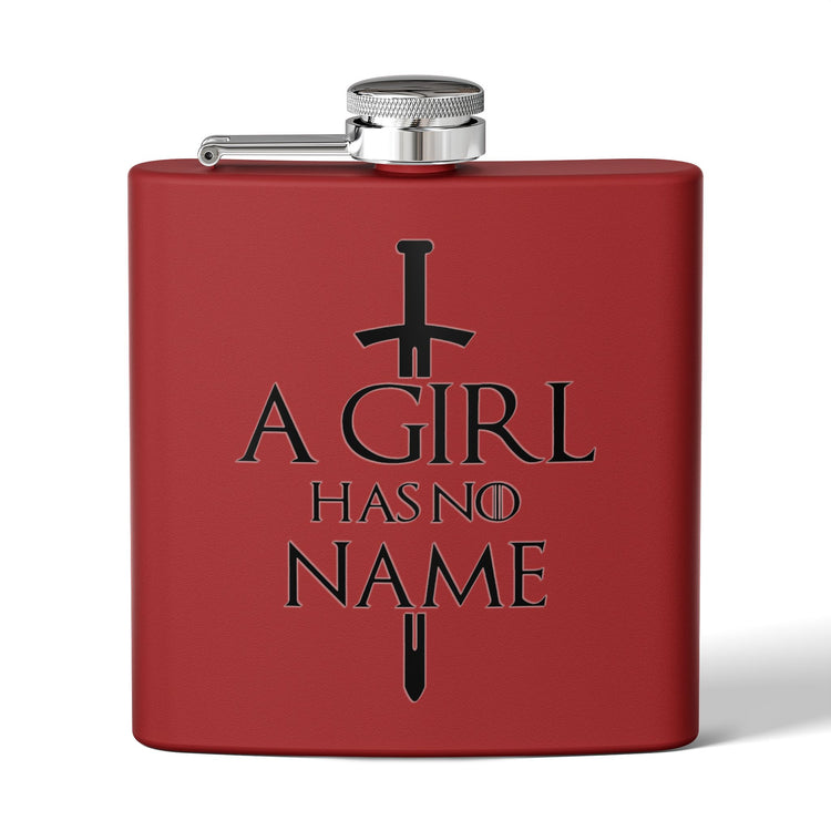 A Girl Has No Name Flask - Fandom-Made