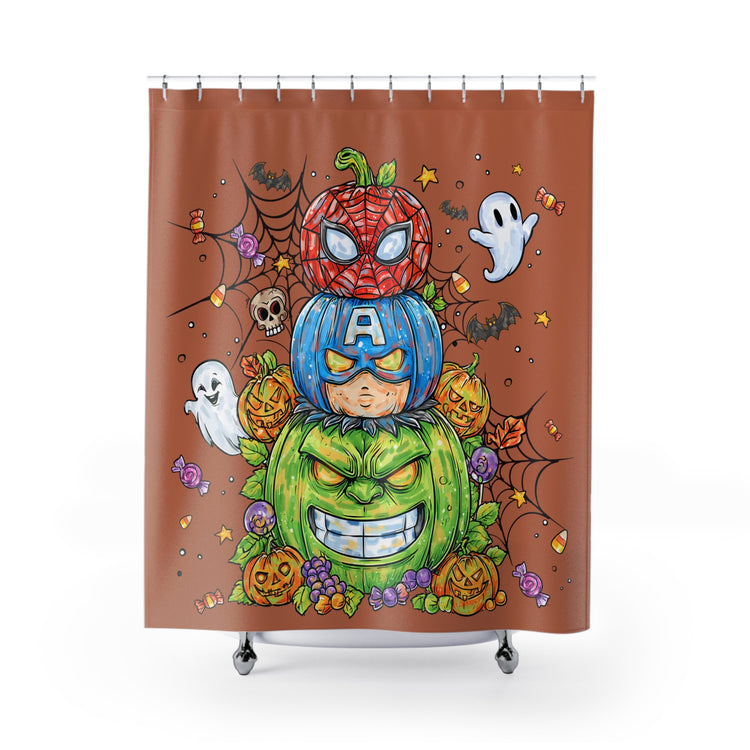 Super Halloween Shower Curtain