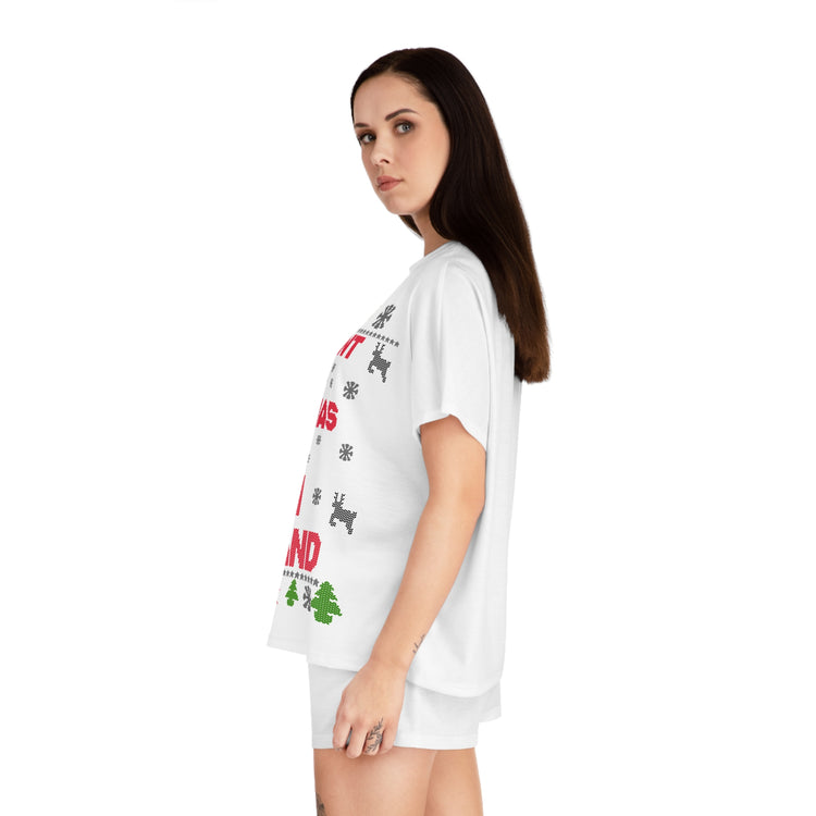 All I Want For Christmas Tom Holland Women's Short Pajama Set - Fandom-Made