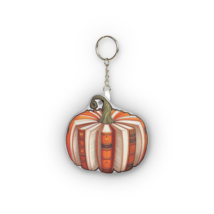 Bookish Pumpkin Mini Plush Keychain