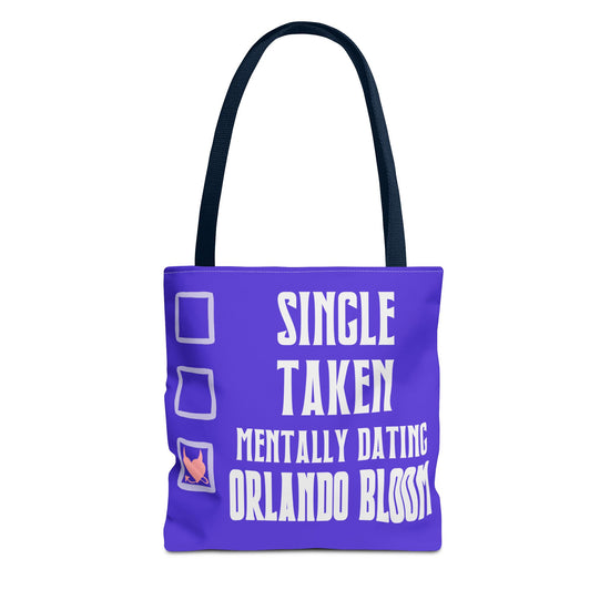 Mentally Dating Orlando Bloom Tote Bag - Fandom-Made