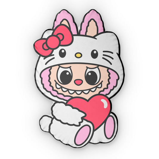 Bubu Kitty-Shaped Pillow - Fandom-Made