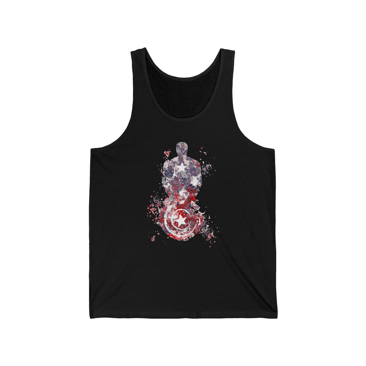 Captain America Unisex Tank Top - Fandom-Made