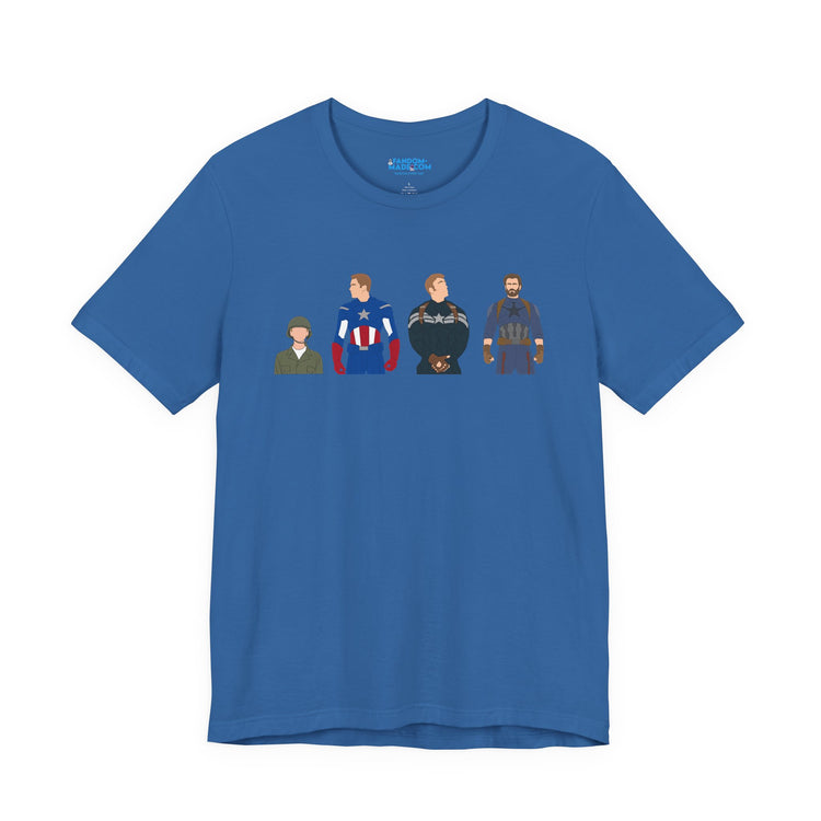 Steve Rogers Captain America Unisex T-Shirt - Fandom-Made