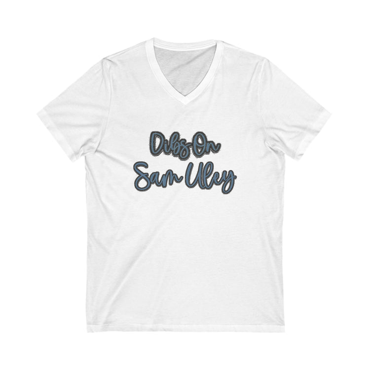 Dibs On Sam Uley V-Neck Tee - Fandom-Made