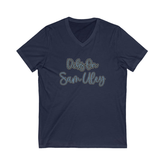 Dibs On Sam Uley V-Neck Tee - Fandom-Made