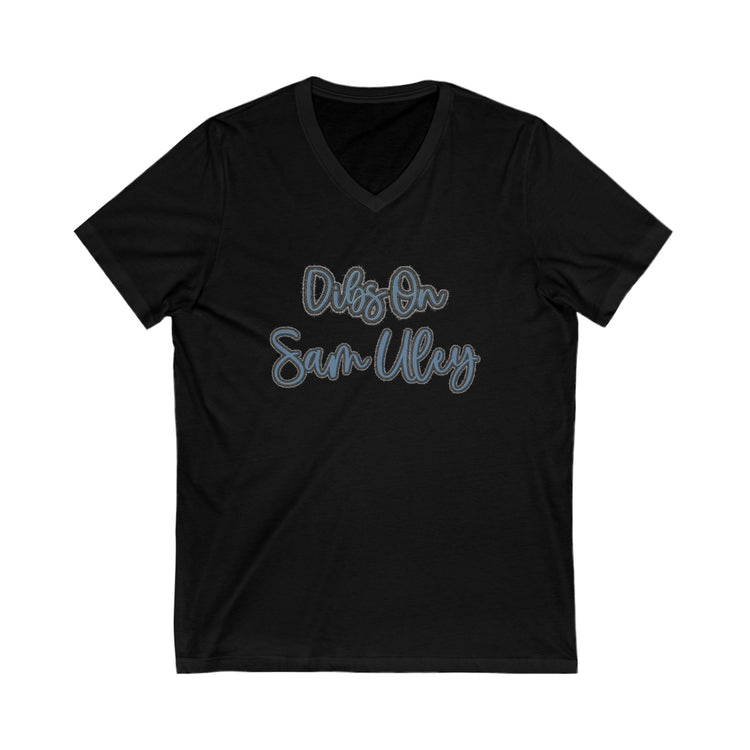 Dibs On Sam Uley V-Neck Tee - Fandom-Made