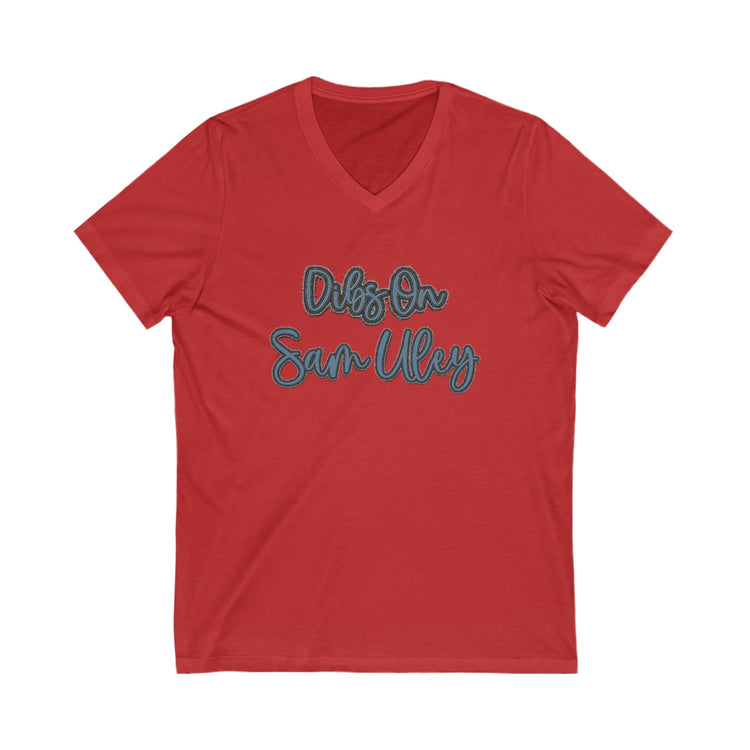 Dibs On Sam Uley V-Neck Tee - Fandom-Made