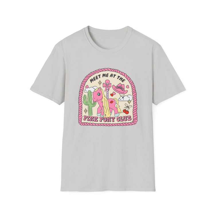 Meet Me At The Pink Pony Club Basic T-Shirt - Fandom-Made