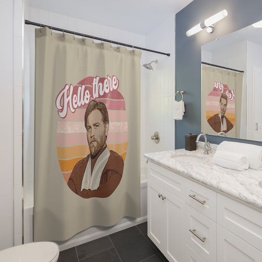 Hello There Shower Curtains - Fandom-Made