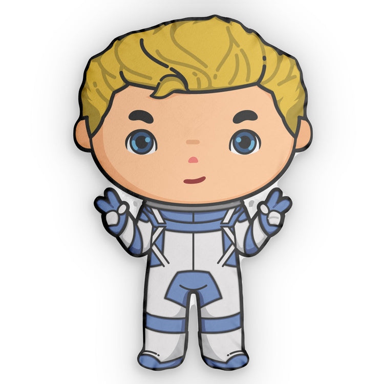 Johnny Storm-Shaped Pillow - Fandom-Made