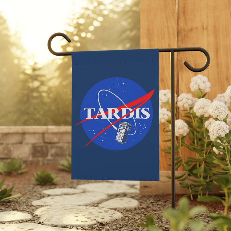 Time And Relative Dimension in Space Garden & House Banner