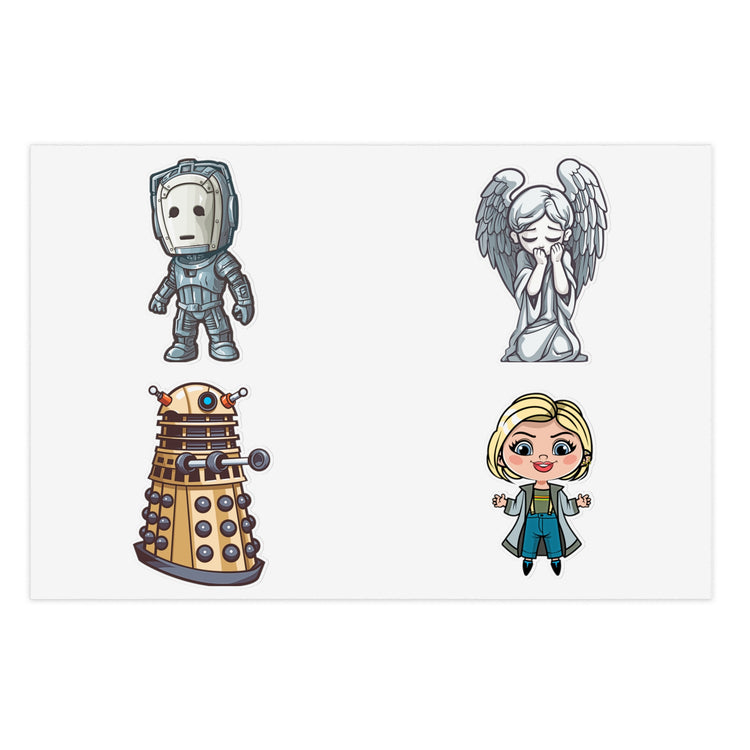 Doctor Who Sticker Sheets Set 2 - Fandom-Made