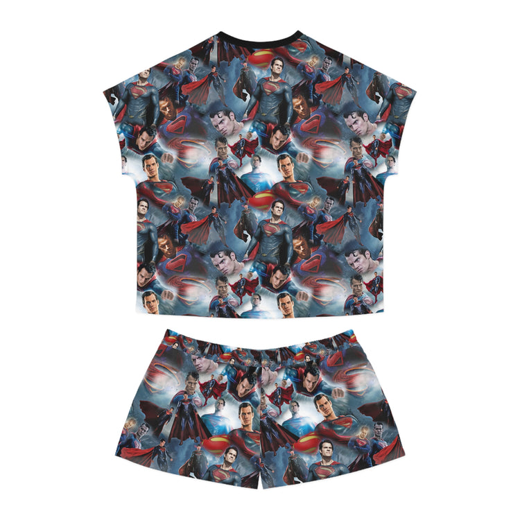 Superman Collage Women's Short Pajama Set - Fandom-Made