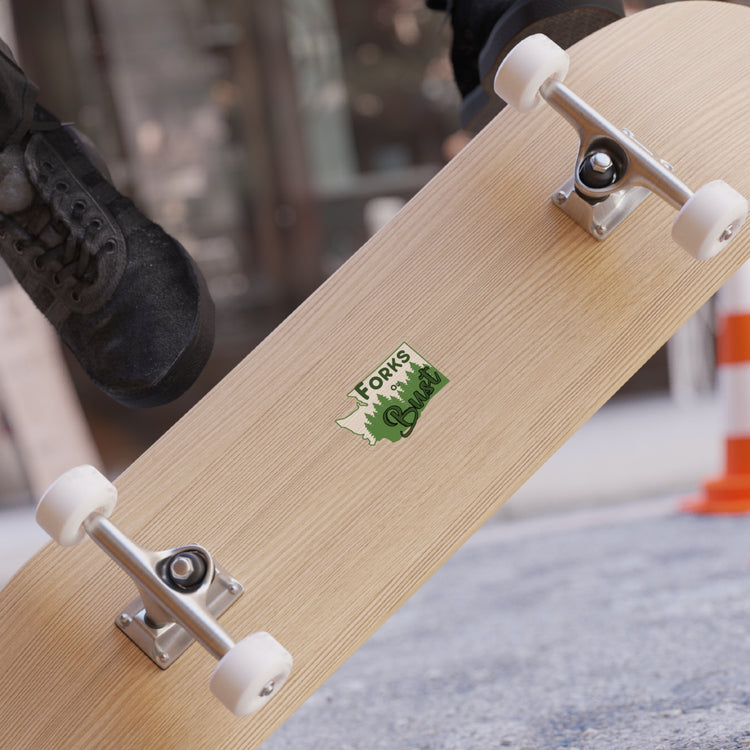 Forks Or Bust Transparent Sticker - Fandom-Made