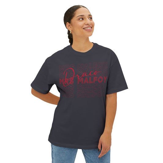 Mrs. Draco Malfoy Unisex Oversized Boxy Tee