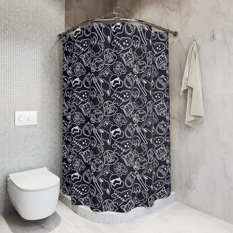 Galactic Rebellion Shower Curtain