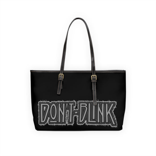 Don't Blink Leather Shoulder Bag - Fandom-Made