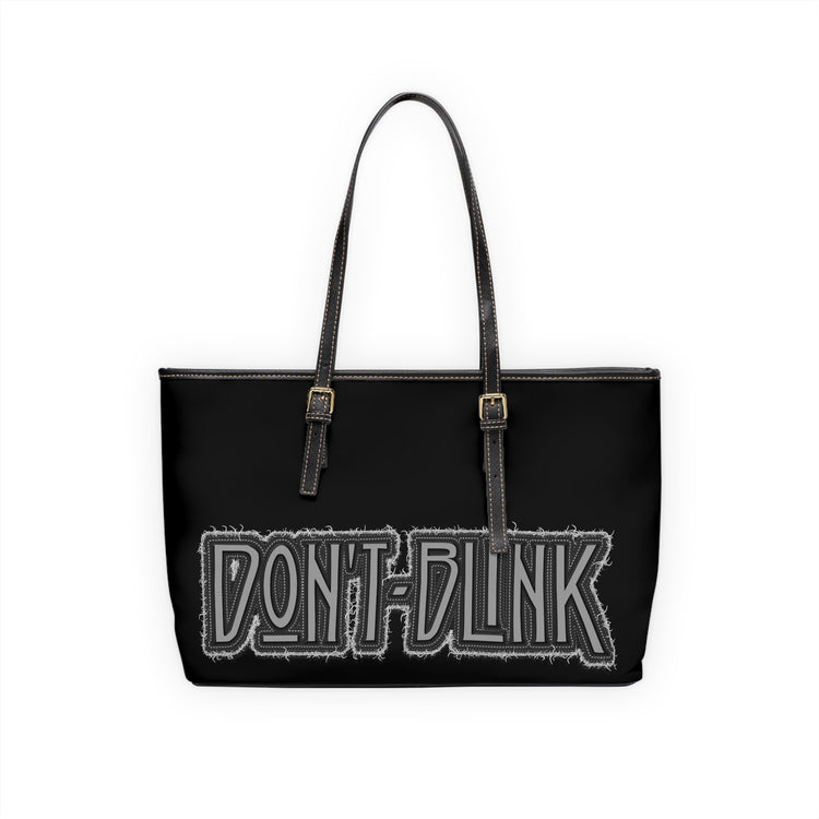 Don't Blink Leather Shoulder Bag - Fandom-Made