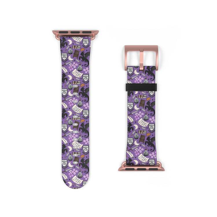 Fourth Wing Collage Watch Band - Fandom-Made