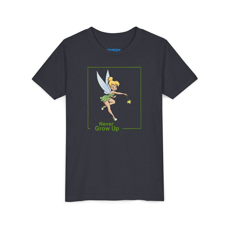 Never Grow Up Youth Tee - Fandom-Made