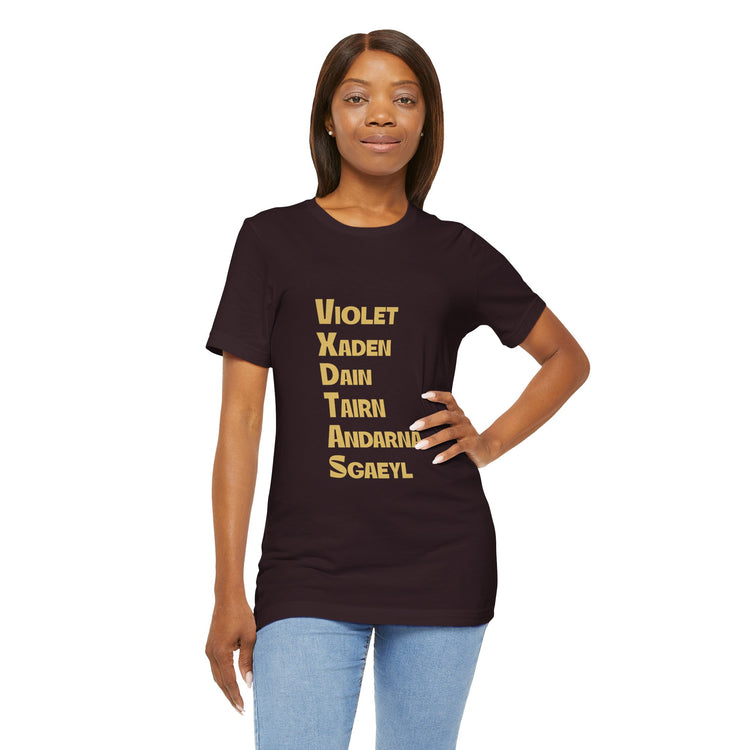 Fourth Wing Names Unisex T-Shirt - Fandom-Made