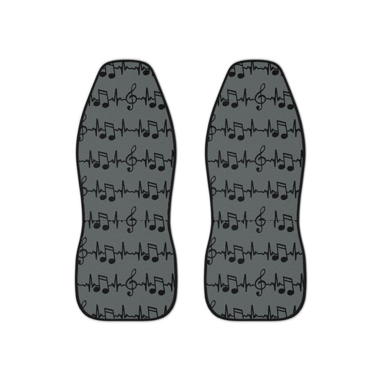 My Heart Beats For Music Car Seat Cover - Fandom-Made