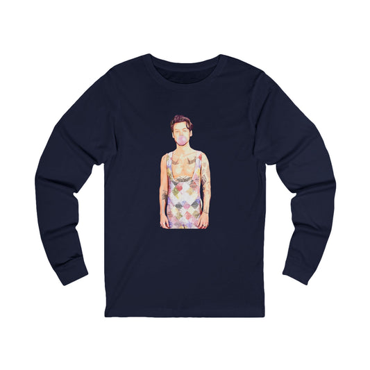 Harry Styles Bubblegum Unisex Long Sleeve Tee - Fandom-Made
