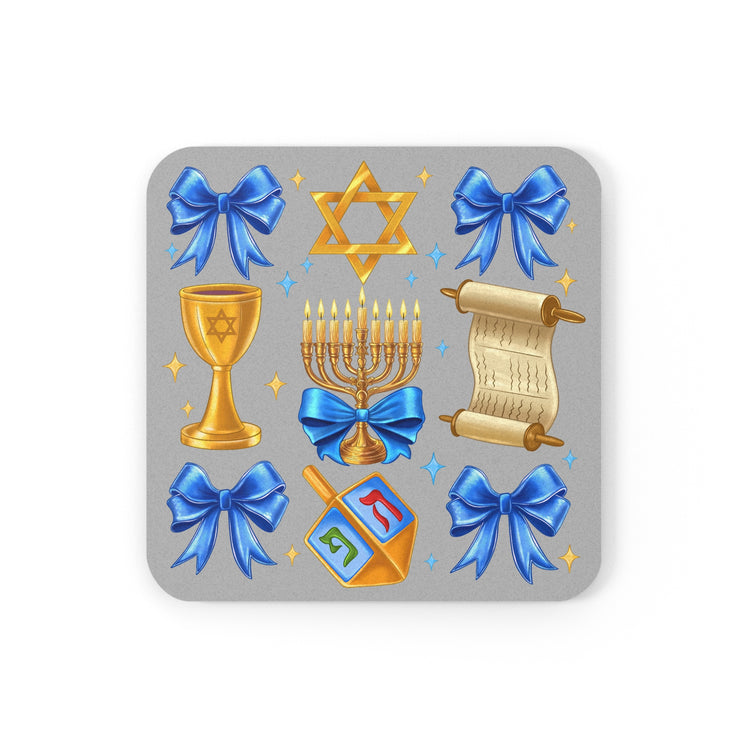 Hanukkah Coquette Coaster - Fandom-Made
