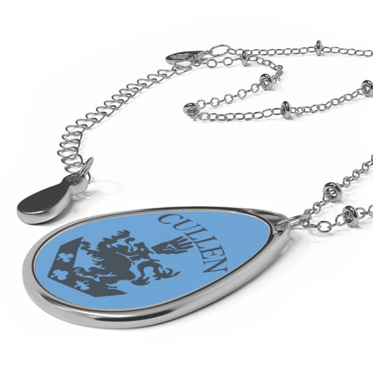 Cullen Crest Oval Necklace - Fandom-Made