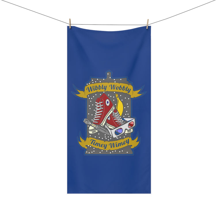 Wibbly Wobbly Beach Towel - Fandom-Made