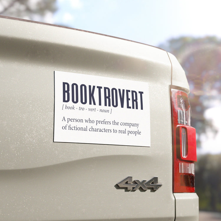 Booktrovert Car Magnets - Fandom-Made