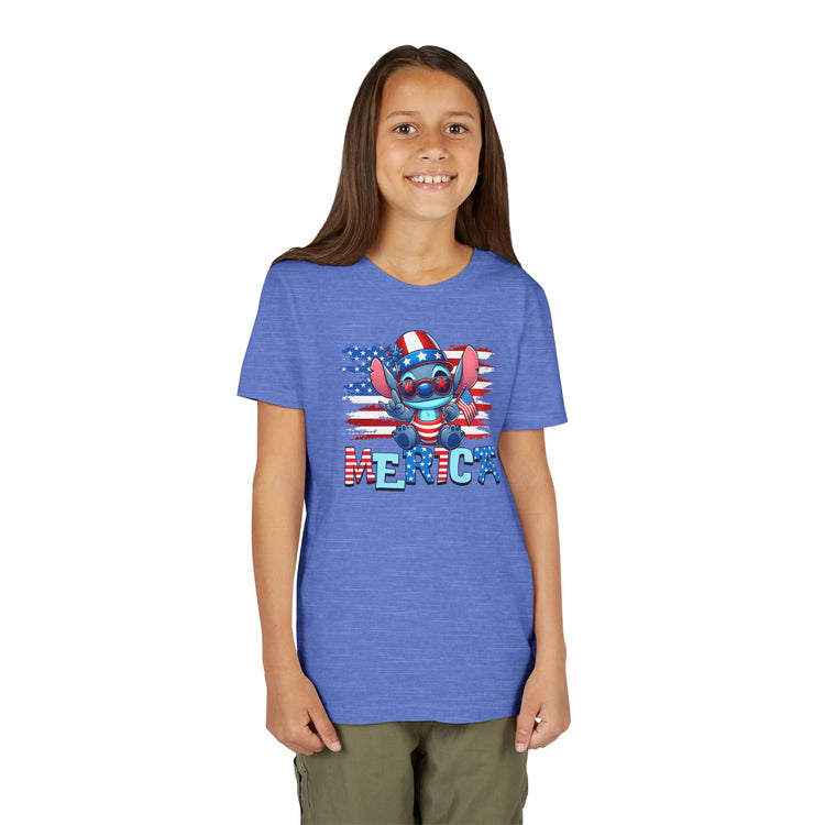 Patriotic Stitch Youth Tee - Fandom-Made